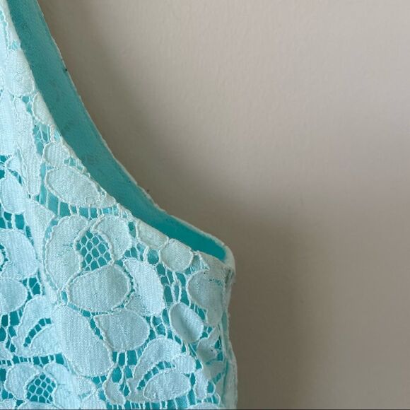 ARITIZA-TALULA Betty Lace Teal Tank Top - Picture 7 of 12